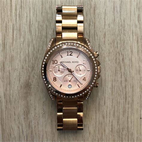 studded michael kors watch